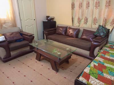5 seater sofa+ Table+ single Bed