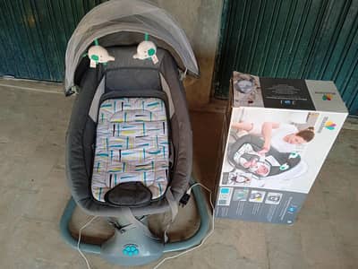 Almost New Baby Swing & Bouncer with Music – Excellent Condition