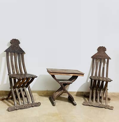 3 Piece - Coffe Table Set - Antque