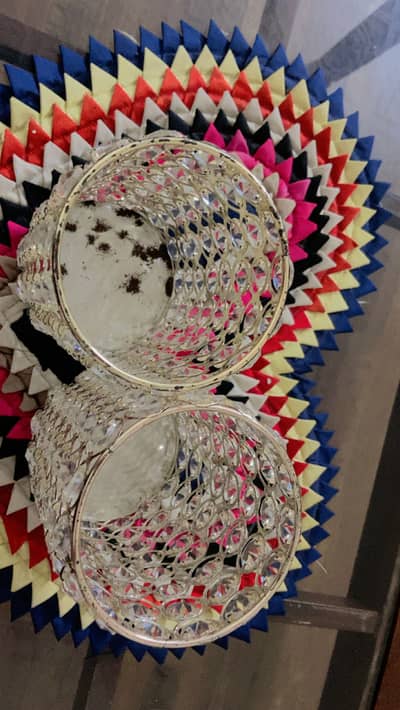 Crystal decoration pieces