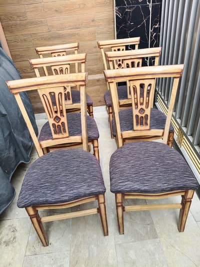 DINNING CHAIRS 06 NOS