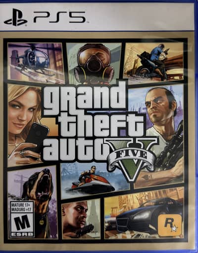 Ps5 Games GTA V, FC24, COD MW3, GOW RAGNAROK