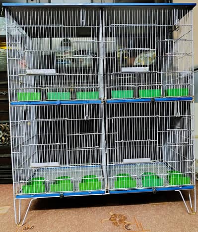 Large Double Storey Bird Cage – Strong & Spacious |New Condition