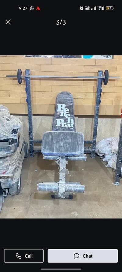 Bench Press | Adjustable Weight Bench | Gym Workout Equipment | MAS