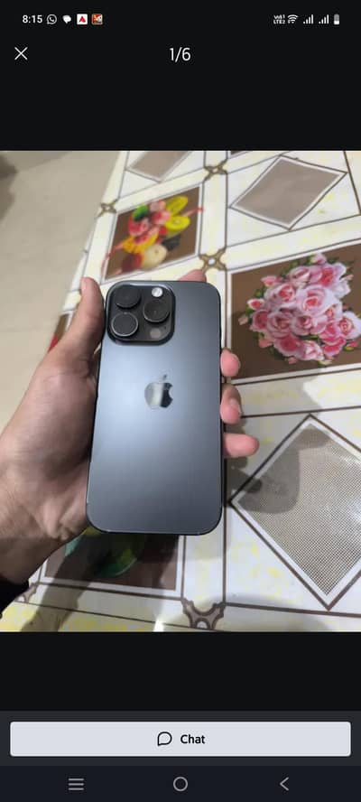 15 pro max Jv blue 9.9/10 256GB 99 battery box