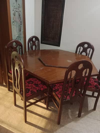 dinning table with 6chairs