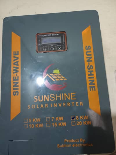 6kw solar inverter with Japanese module