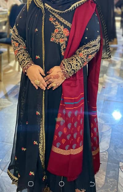 only 2 time worn   . Maria . b brand  full length maxi angarkhaa frock