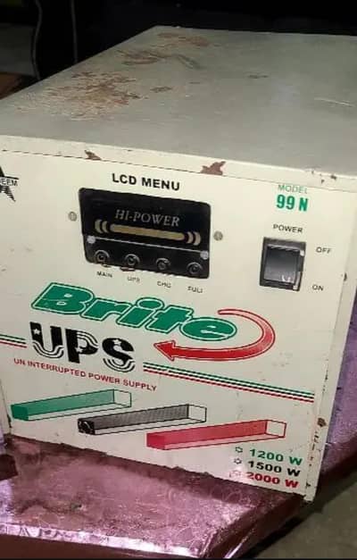 home made bright ups 2000 watt for double battreis