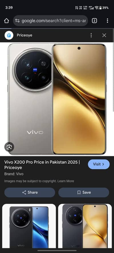 Vivo x200pro (PTA Approved)
