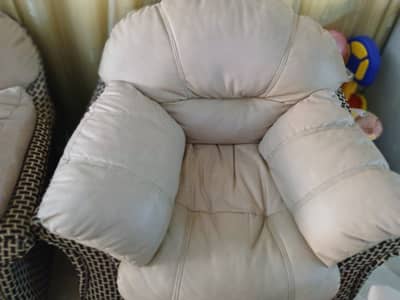 9 Seater Imported Leather Sofa Set available