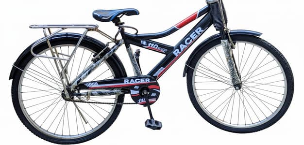 Black Racer 110 Bicycle - Stylish & Fully Functional.