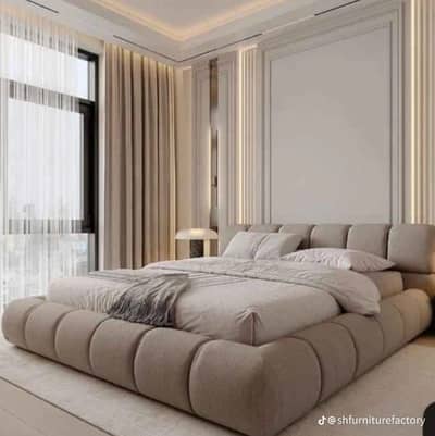 Bed /Poshish Bed /Double Bed/king Size Bed/Bed Dressing Side Table