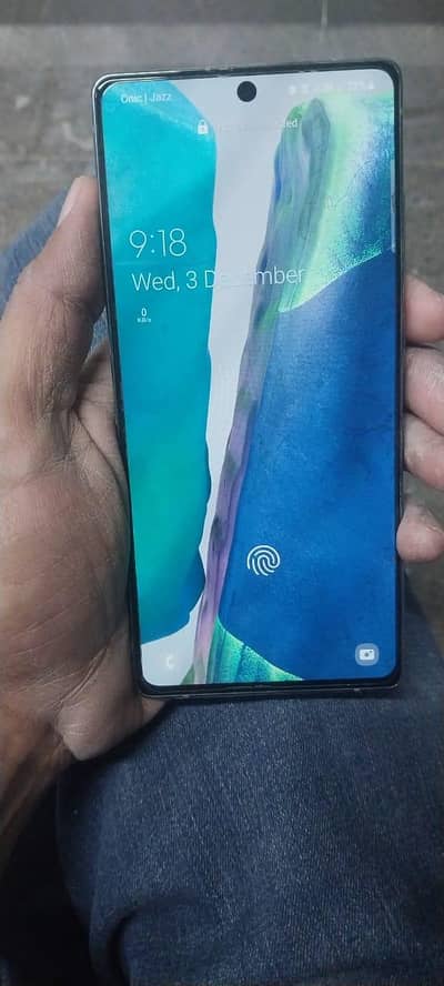 Samsung Note 20 8gb 256gb pta Approved