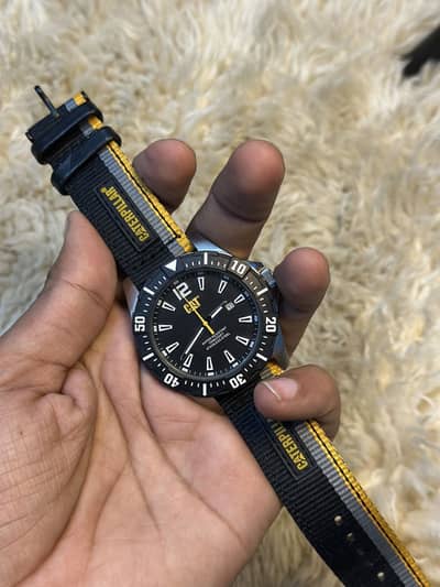 CAT Steer Black Men Watch