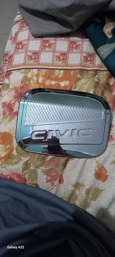 civic x patrol tank cover chrome