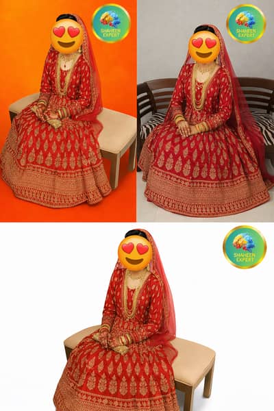 Luxury Bridal Red Lehenga with Heavy Golden Embroidery – Elegant Weddi