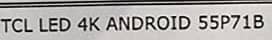 TCL 55 inch