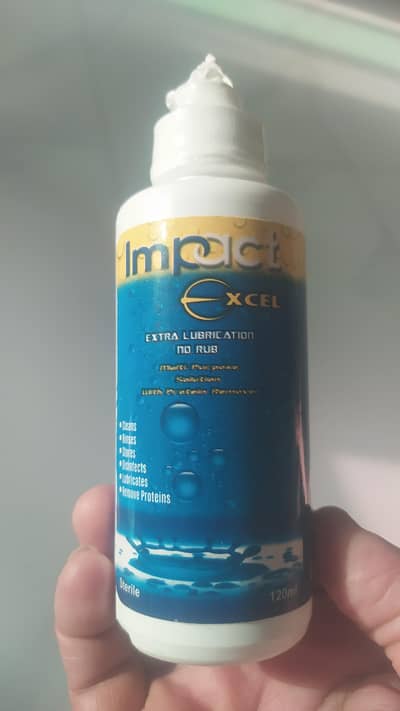 Impact Excel Contact Lens Solution  Size: 120ml