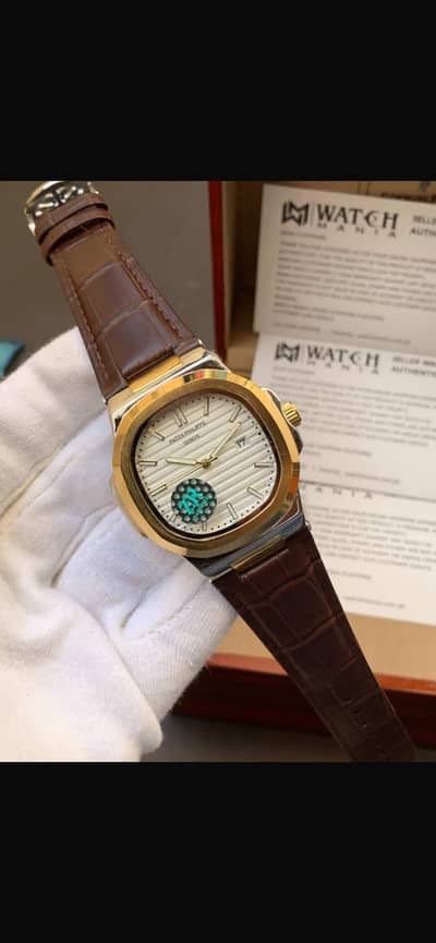 Patek Philippine Nautilus style automatic watch