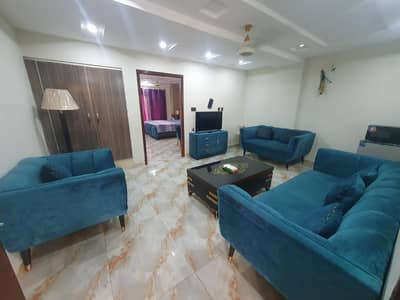 One Bed Apartment Furnished For Rent In Iqbal Block Like New Family Building