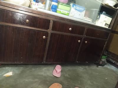 iron furniture showcase and dressing