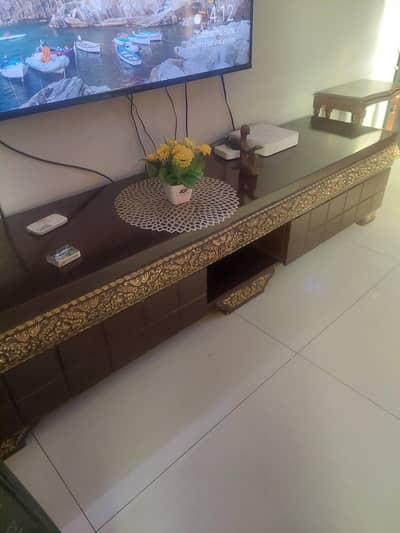 Led conaole table,just like new