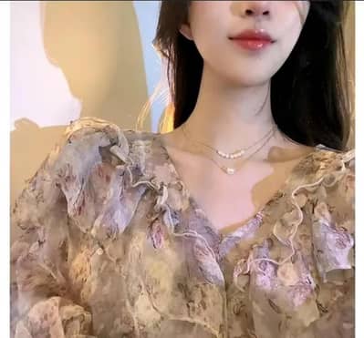 Elegant Double Layer Pearl NecklaceBrand New (Bilkul Naya)8