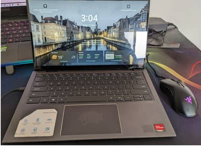 Dell Inspiron FHD Laptop Ryzen 5500U 8GB 256GB Cracked Screen -See Pic