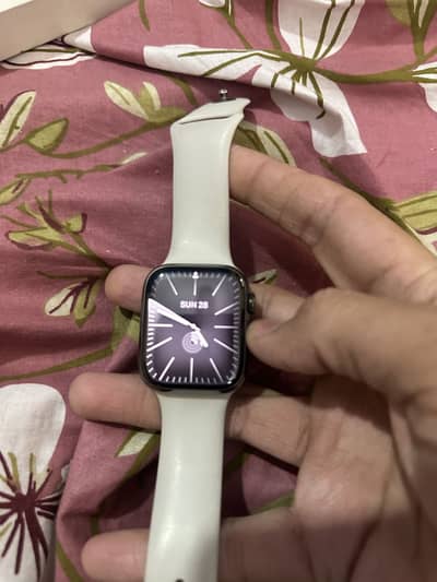 Apple watch s7 stainless steel graphite gps+cellular