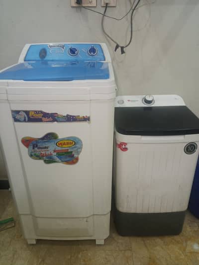 Used Super Asia Washing Machine "With" Dawlance Dryer – Fully Working