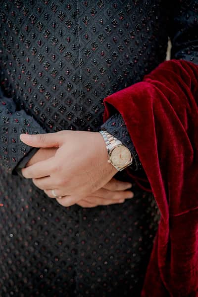 blaCk Sherwani (03106466645)