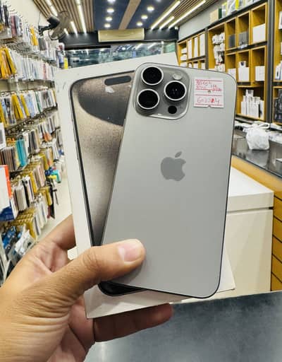 IPhone 15 Pro Max 256gb PTA Approved Physical Dual Sim