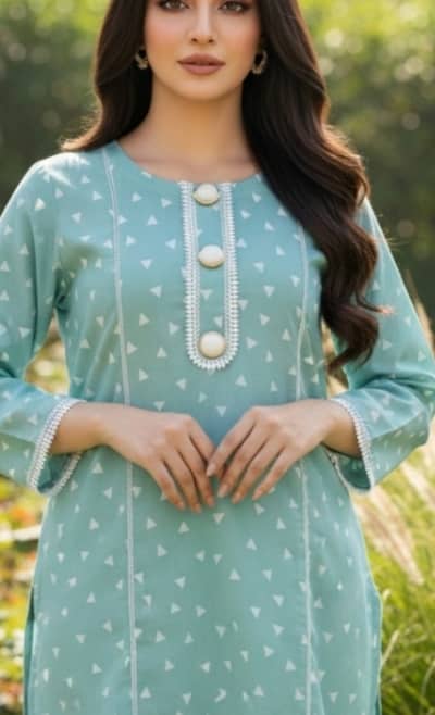 Stiched Ladies 2pcs Suits