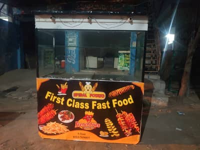 Shawarma berger fast food couter for sale