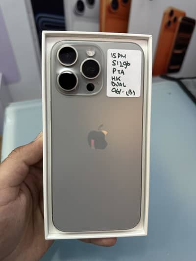 iPhone 15 Pro Max 512Gb PTA Approved