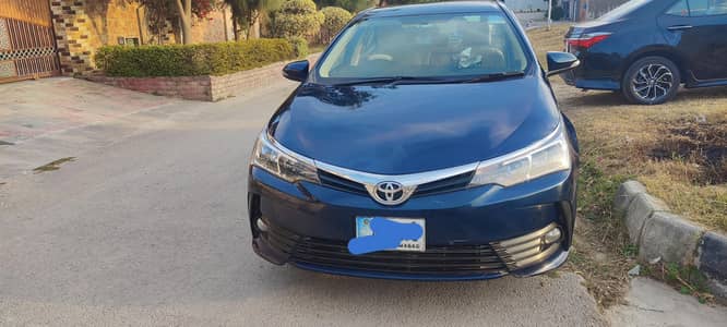 Company maintained rarely available multi tone dark blue  Car