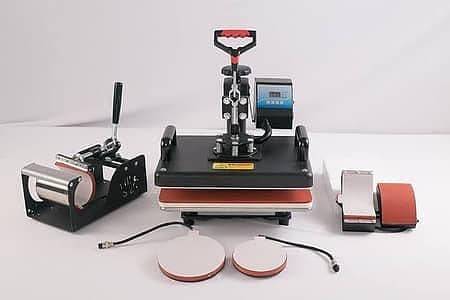 Heat pressing machine for Tshirts, cap, cup etc