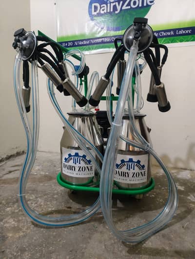 Cow & Buffalo Milking Machine|Single double bucket milking machine