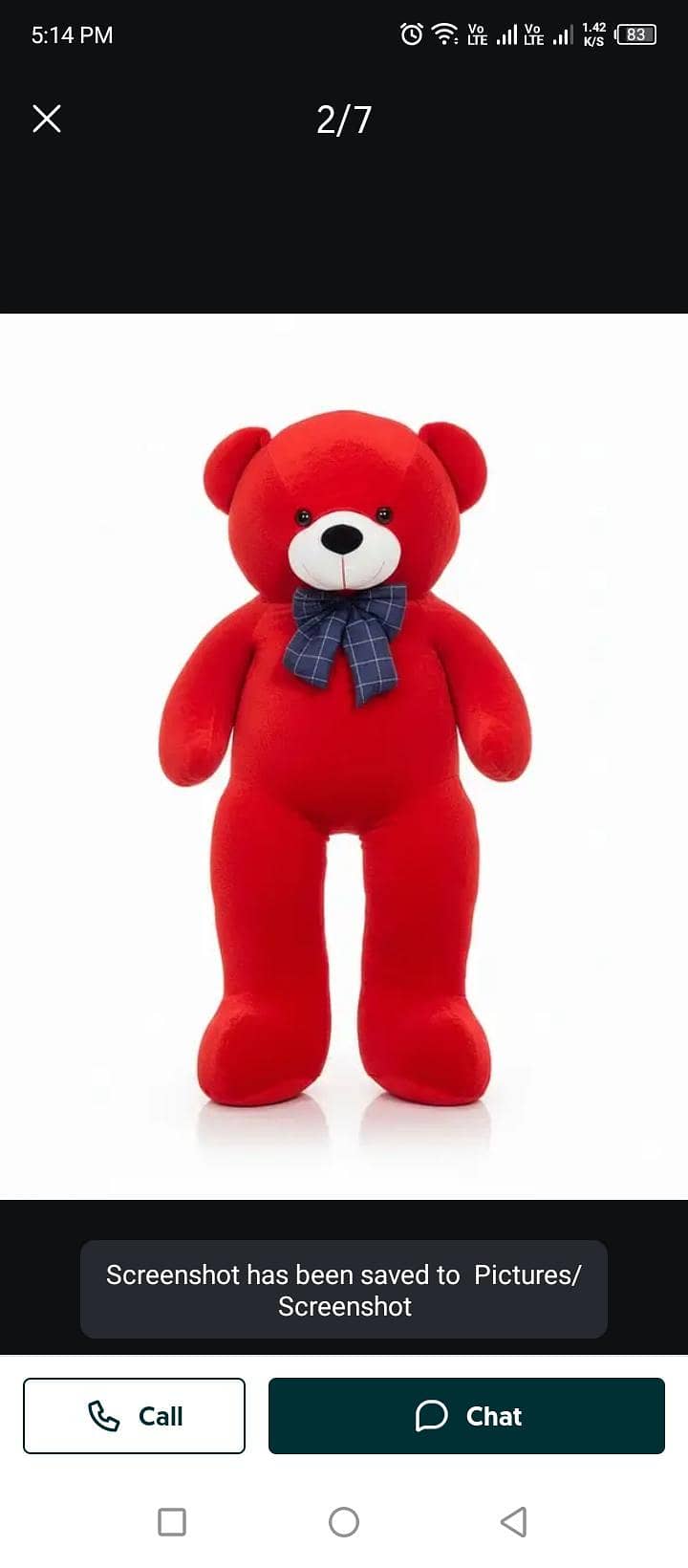 Teddy Bear. . . . . . . . . . 1