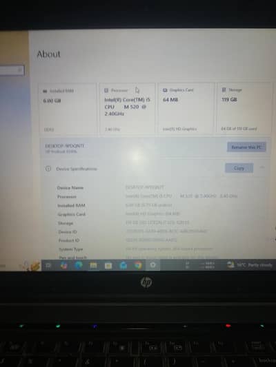 hp probook6550b for sale in good condition