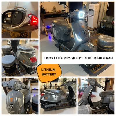 BRAND NEW/LATEST 2025 CROWN E-SCOOTER WITH OWN E-APP TO MONITOR