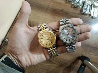 Modern Chain Strap Men’s Watch | Stylish Brass Analog Watch