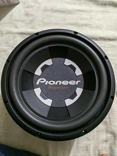 Pioneer 12 inch woofer or Orientech amplifier