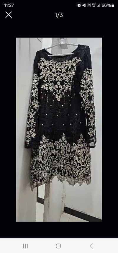 Embroidered Shirt front and back with Trouser