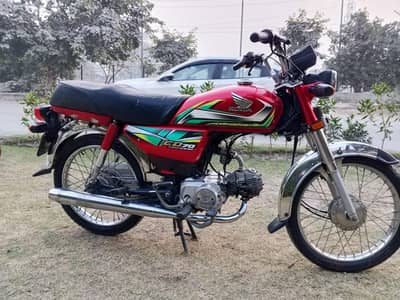 Honda CD 70 Model 2022 | Call + WhatsApp 0309 - 7678316 2nd Owner Bike