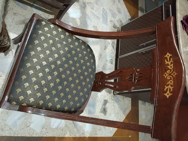 ڈائننگ کی کرسیاں ایک فی صد استعمال شدہ 1