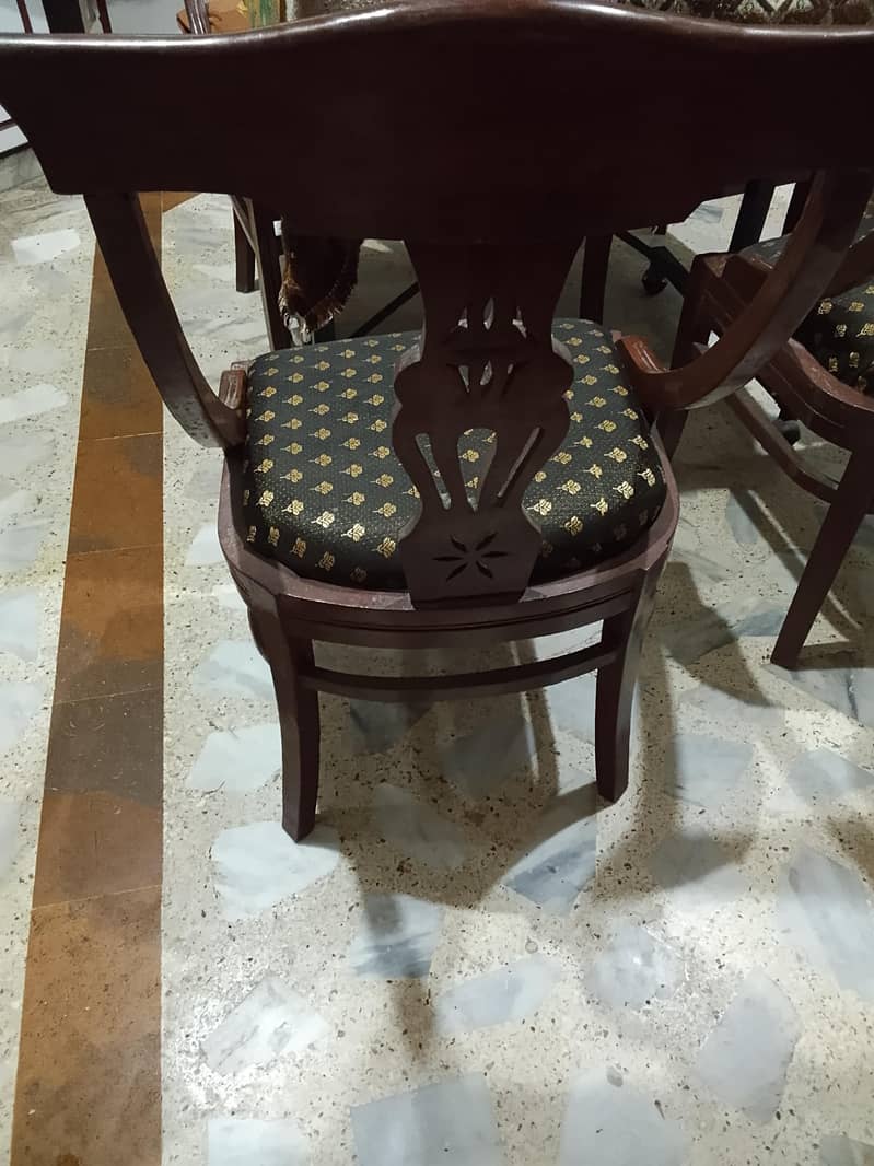ڈائننگ کی کرسیاں ایک فی صد استعمال شدہ 2
