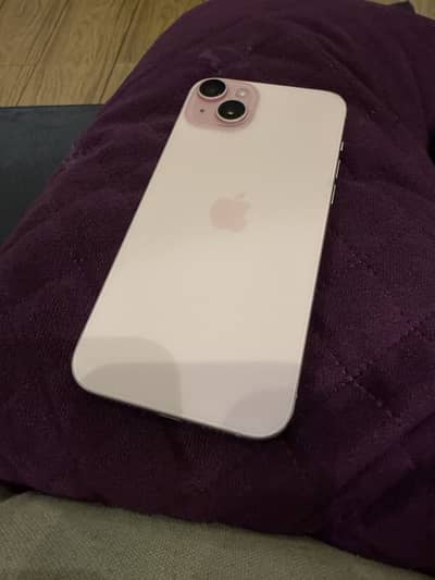Iphone 15 plus 128 gb pink colour with box n charger