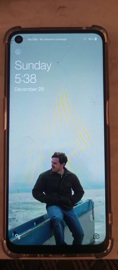 One Plus Nord 5 slightly panellines crack